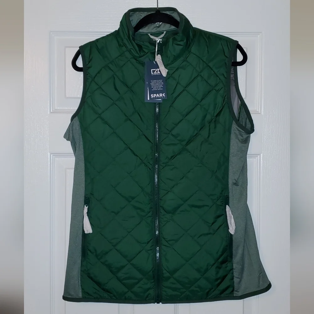 Cutter & Buck Lt Wt Sandpoint Quilted Vest Size Lg